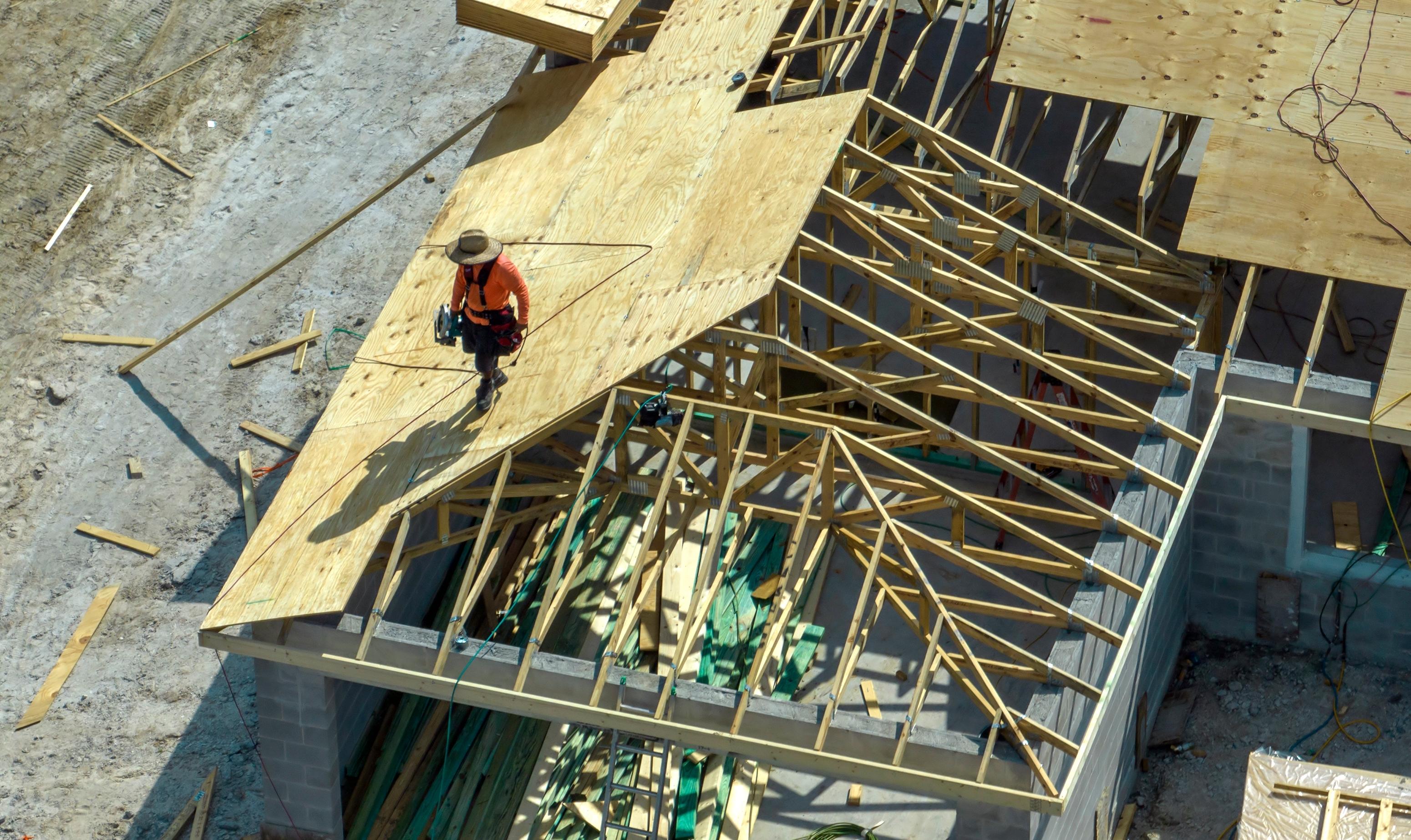 Construction worker in Sarasota, Florida, U.S